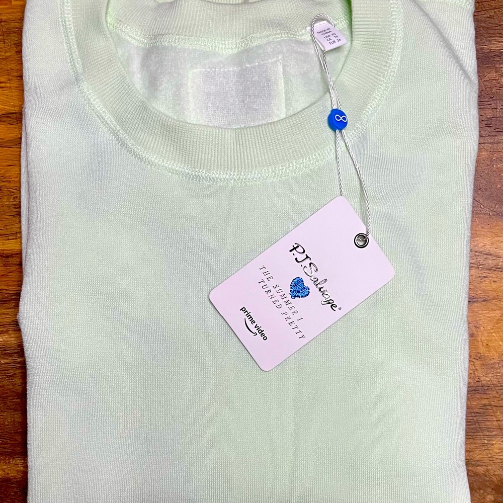 PJ Salvage Mint Green Crewneck Sweater 'The Summer I Turned Pretty'